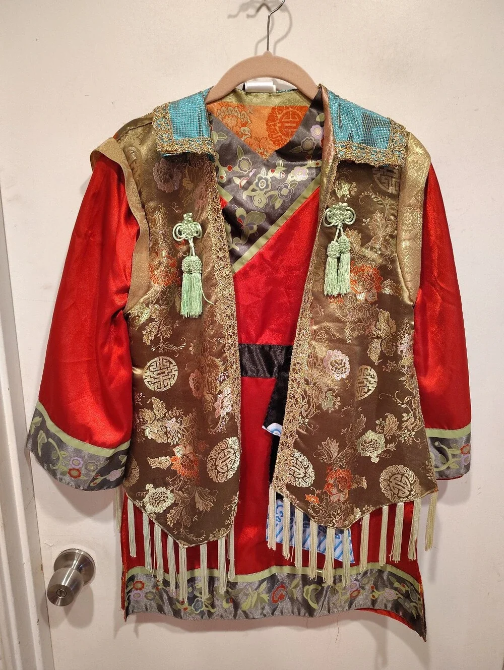 Disney Store Pirates Of The Caribbean Elizabeth Swan Asian Costume Kid's Sz 7/8